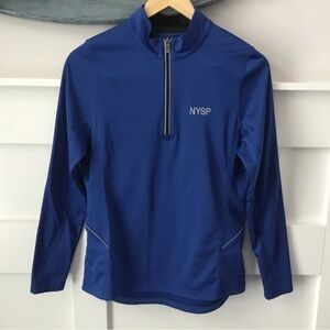 Blue Women’s Size Medium Quarter-Zip New York State Police Logo Pickleball zip